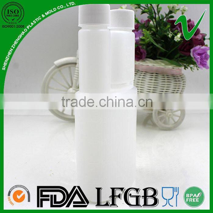 durable wholesale disposable plastic chemical bottle with two neck