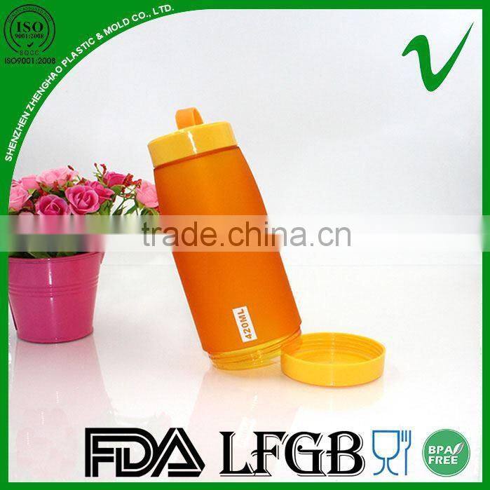 PCTG hotsale empty disposable plastic matte bottle with twin neck