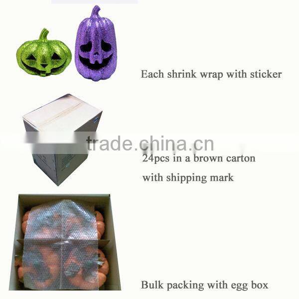 FOB Dalian plastic punpkins decorations for halloween 2013