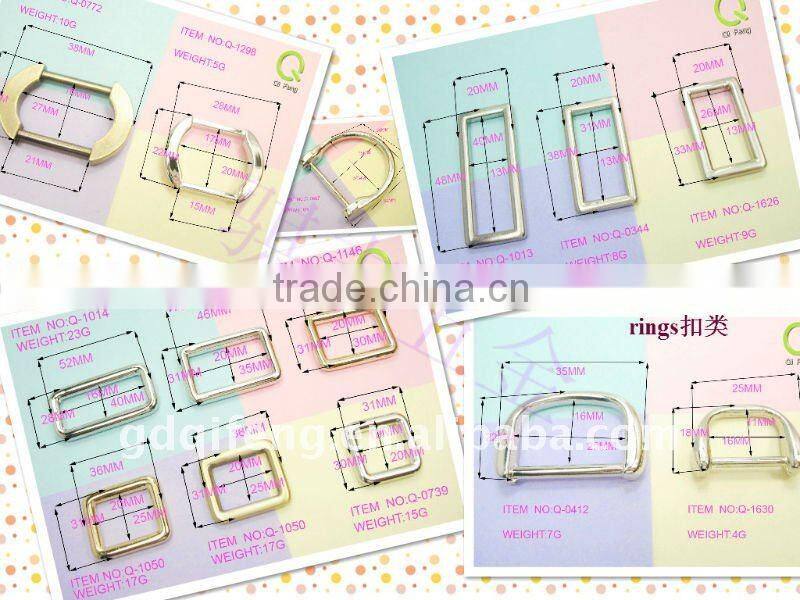 iron buckle for bag for 1 1/2"