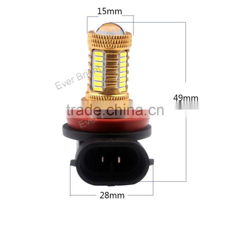 4014 38smd gold H11 car lights led auto head light lamps car fog light bulds