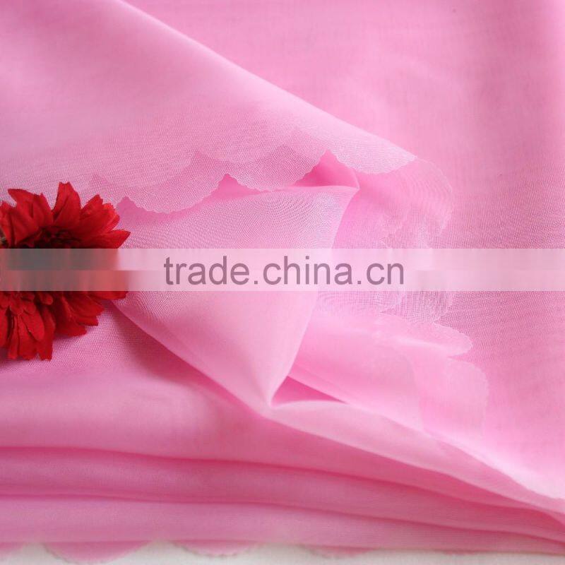 Plain style cheap price voile fabric roll