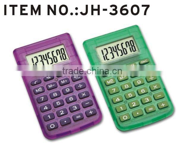 Promotional calculator ,flexible silicone calculator with logo printed