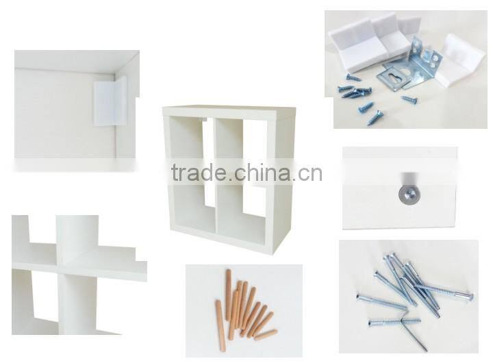 Wooden cube shelf unit | book case | bookshelf