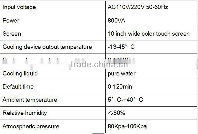 without any harm to the surrounding tissue cryotherapy equipment/cryolipolysis machine for sale