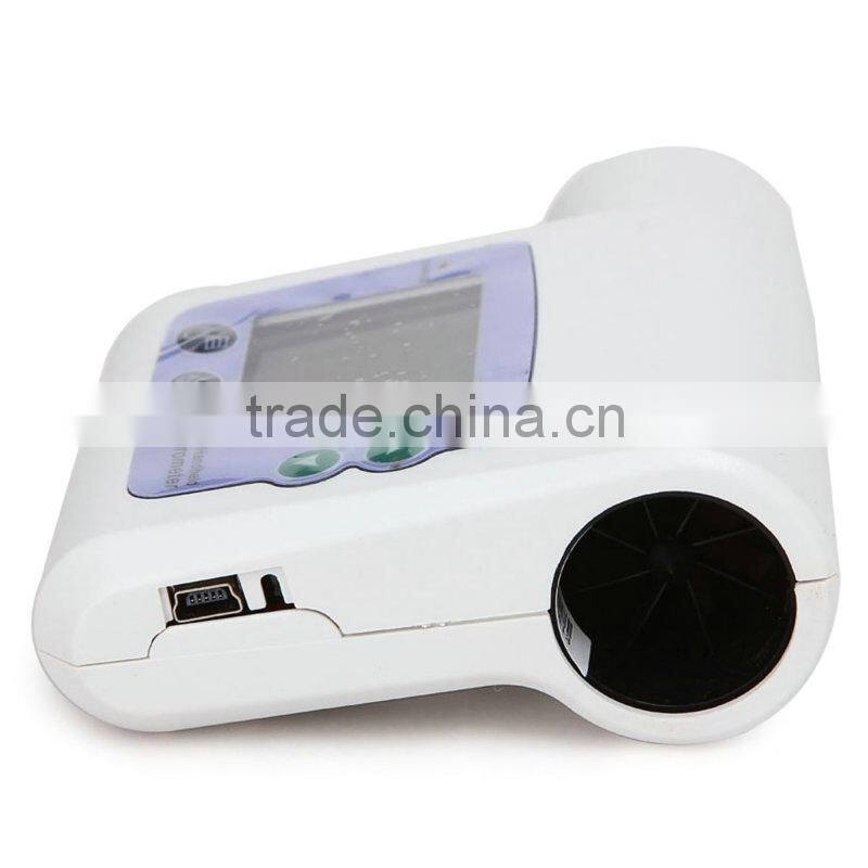 Electronic Digital Spirometer Lung Volume Device with PC Software Analysis By CE certified