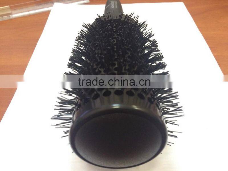 Top quality plastic hair straightener brush hair comb