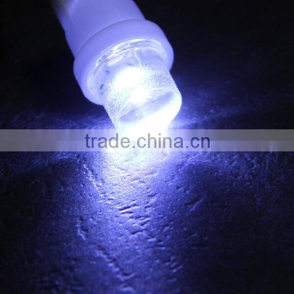 20 T10 White LED Car Side Light Bulb Lamp DC 12V 0.35W