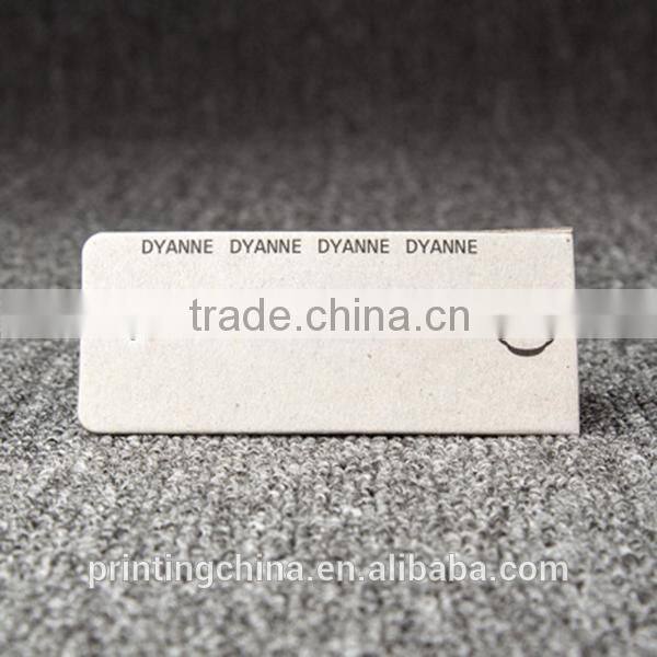 Elegant shape fashion cotton hang tag with high quality