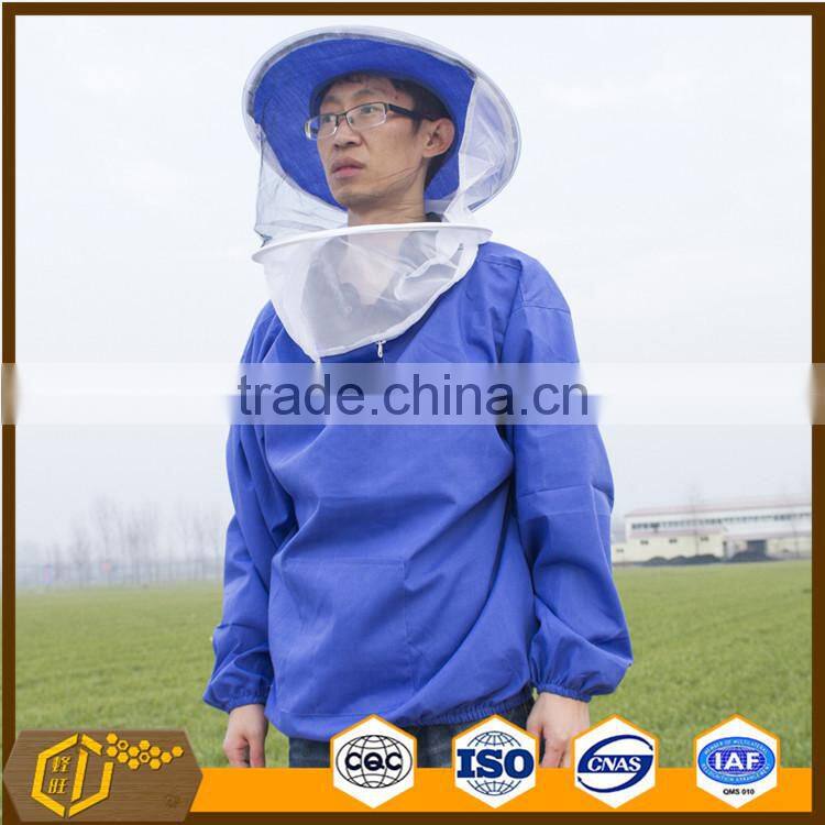 half beekeeper's bee suit