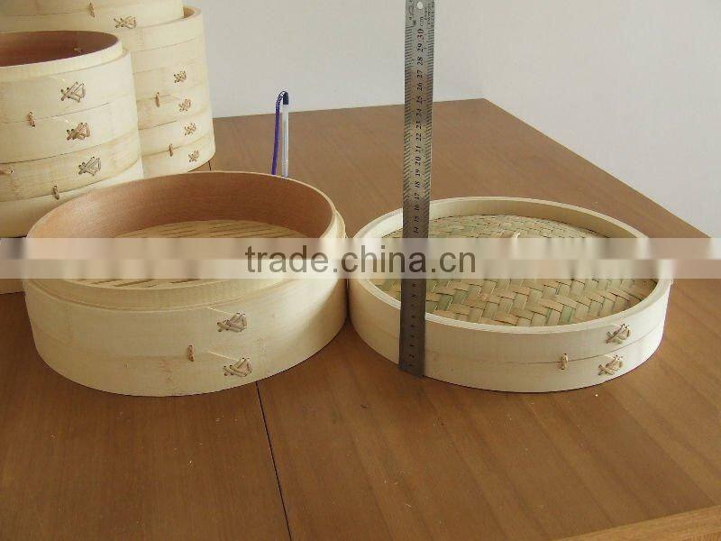 Dim sum hot sale natural bamboo food steamer cooker