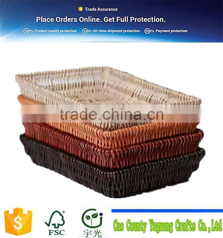 cheap wicker rattan laundry basket vegetable basket fruit basket