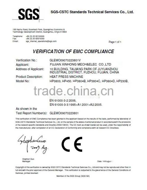 New Condition and Muticolor Page pneumatic t shirt printing machine sublimation heat press thermo press machine