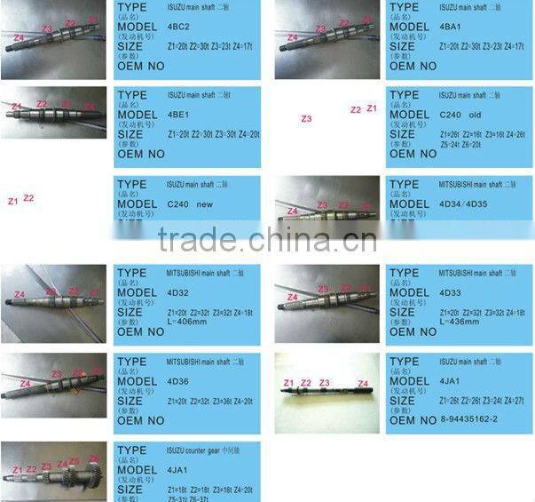 4HF1 Time Gear 72 Teeth And 60 Teeth ForISUZ