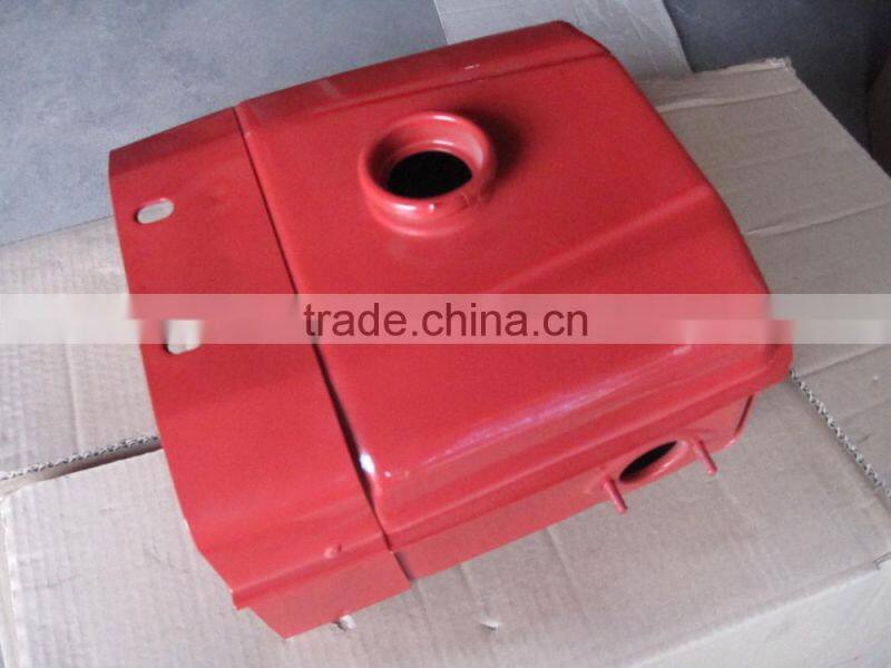 Agricultural diesel engine fuel tank for tractors
