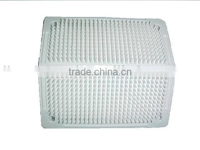 pet self clean tool cat massager brush on table leg