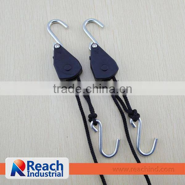 150LBS Rope Ratchet Hanger with S Hook /Manufacture in Ningbo