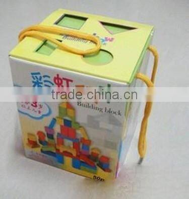 educational rainbow colored building blocks kids toys