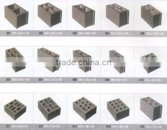 Small mobile clay hollow block making machine