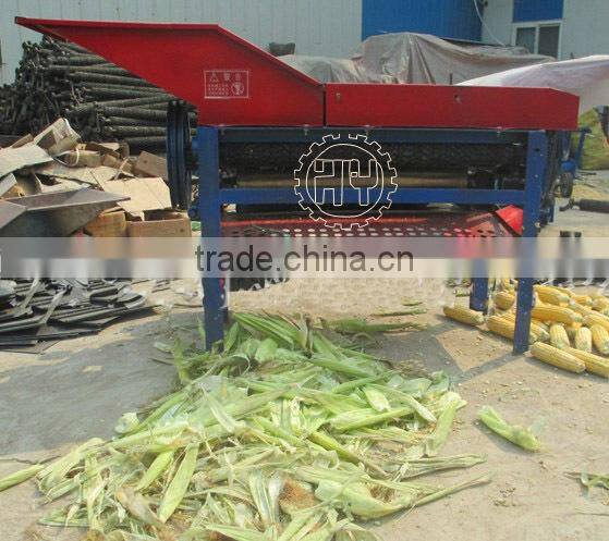 High efficiency corn peeler