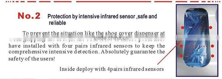 microcomputer intelligent shoe covers machine/automatic shoe cover dispenser