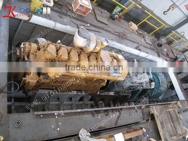 12-14 inch pump, water flow of 2500m3/h mining gold dredge for sale