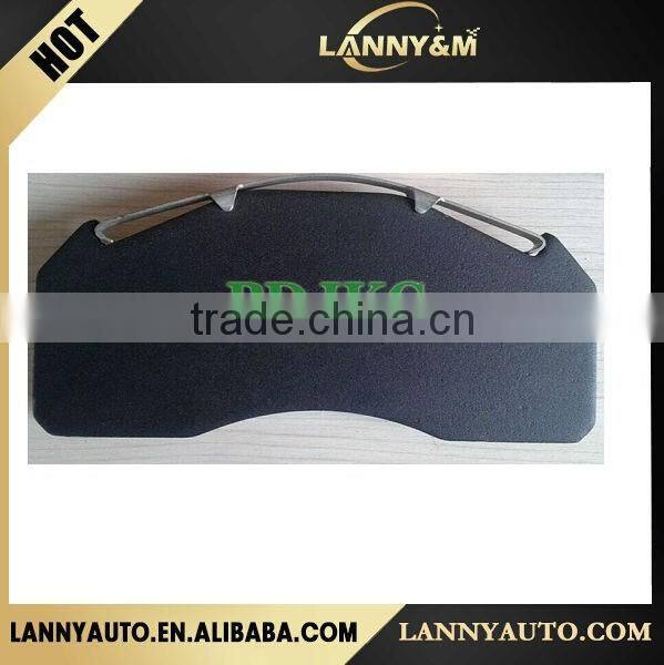 Auto chassis parts volvo brake pad WVA29125 for volvo Size 249.5x111.2x29.3
