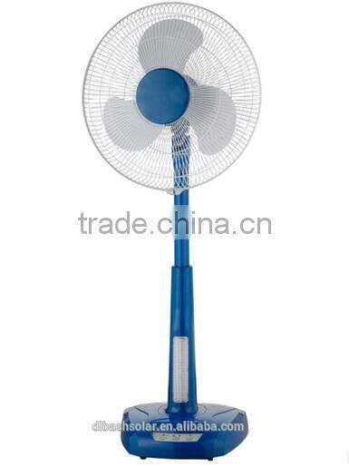 ABS and PP Home Solar fans Energy Saving Floor motor cool air fan