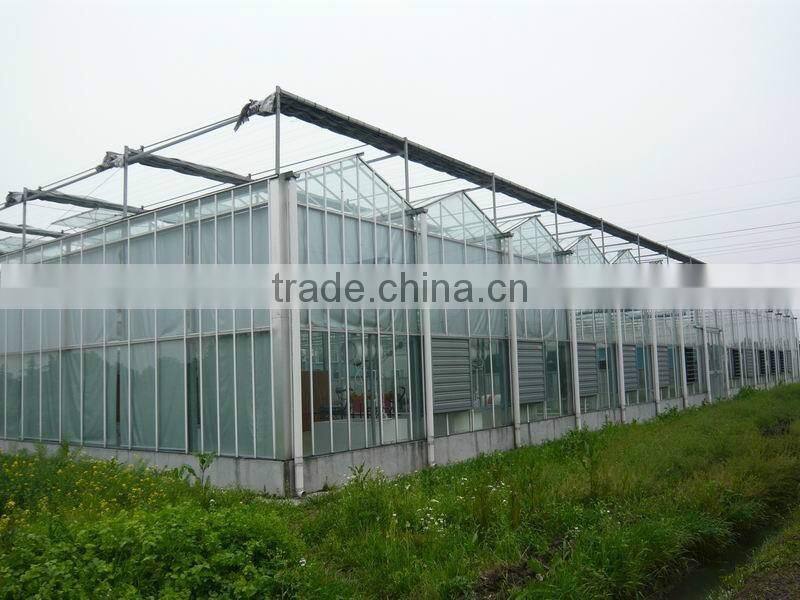 Low Cost Glass Covering Agricultural Greenhose