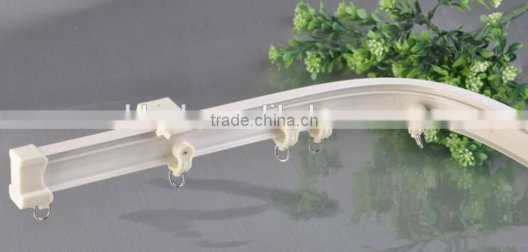 Sliding aluminium curtain rail