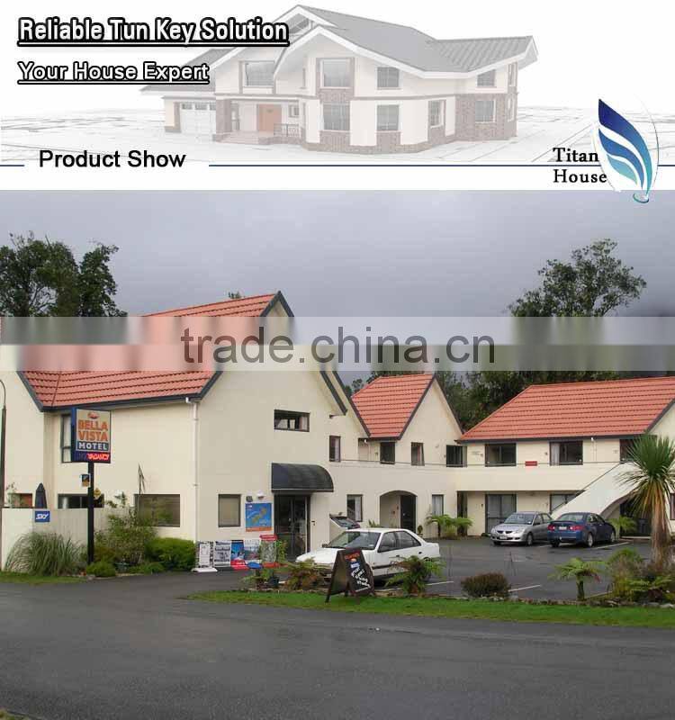 Low Cost Light Steel Prefabricated Motel Buildings for Sale
