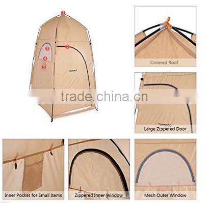 Portable Outdoor Shower Bath Changing Fitting Room Tent Shelter Camping Beach Privacy Toilet