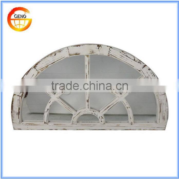 High quality fan shape wood mirror frame