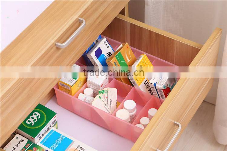 Hot Selling 10Grid Plastic Frosted Underwear Box