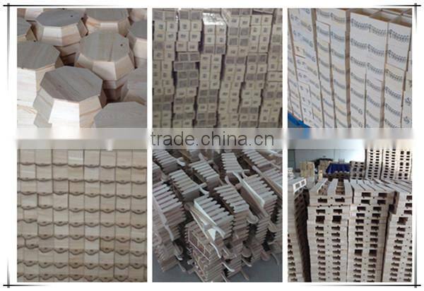 Home decorative house shaped wooden craft compartment shelf boxes