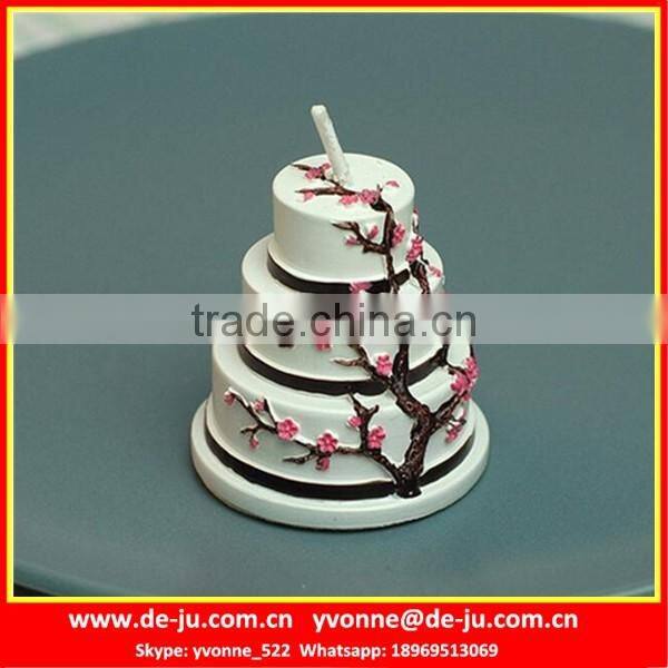 Cheap Unique Gift Sakura Beurre Cake Candle Wedding Souvenir