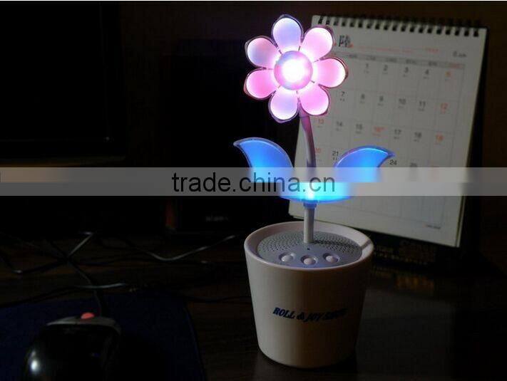 Electric Lightening Dancing Flower Speaker Smart Music Flower Color Changeable Dancing Flower Speaker
