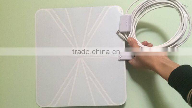 Newest Digital indoor tv Antenna with amplifier gain 25-30 db Hot Indoor tv antenna