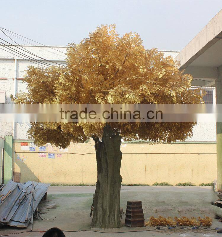 large fake ficus tree indoor /outdoor factory artificial gloden ficus tree