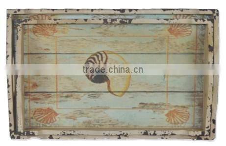 Antique cheap wooden serving tray