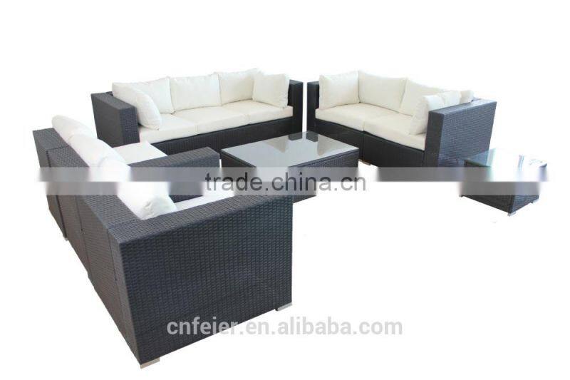 outdoor furniture wicker modern sofa set