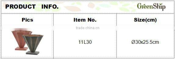 10L30 Outdoor Decorative Japanese Flower Pot/UV protective/ lightweight/ 10 years lifespan