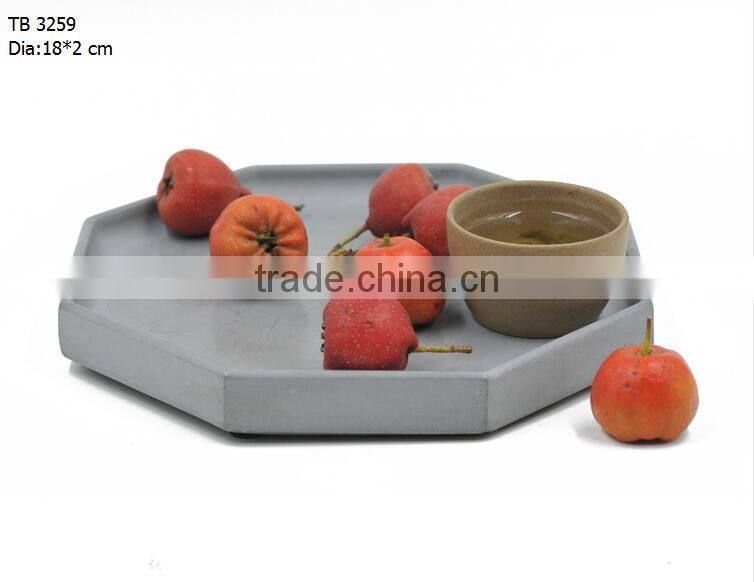 Handmade Concrete Tray Industrial Organization Storage Modern Decor Jewelry