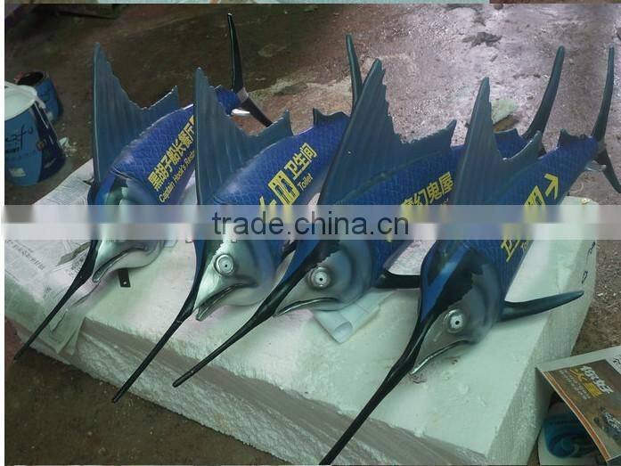 Fiberglass cartoon sign board for amusement park decoration