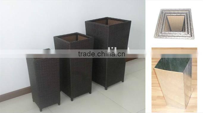 2015 Hot-selling Cheap rattan flower pot