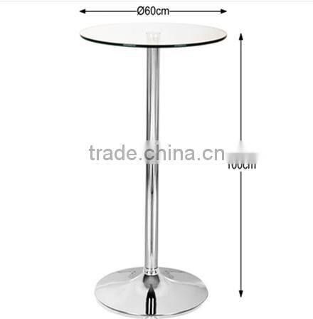 Modern Glass Top Bar Table