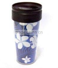 Beautiful Double Wall Plastic Cup Plastic Gift Advertising Cup 450154
