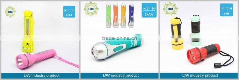 small cheap led plastic flashlight