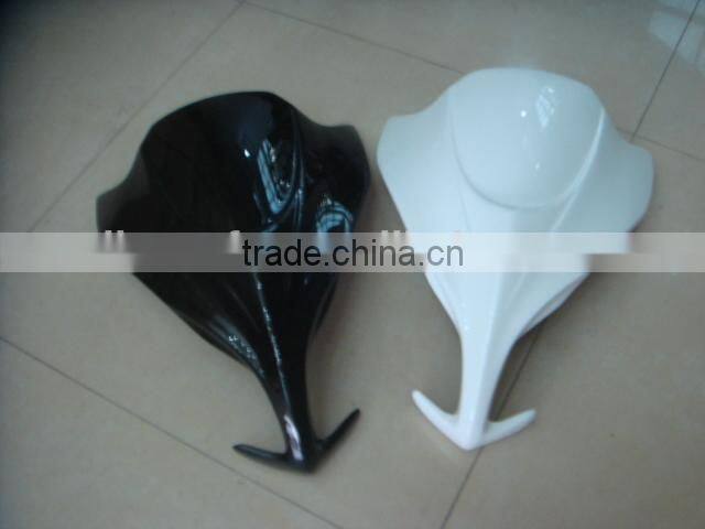 Glossy painting finish customized fiberglass motorcycle parts