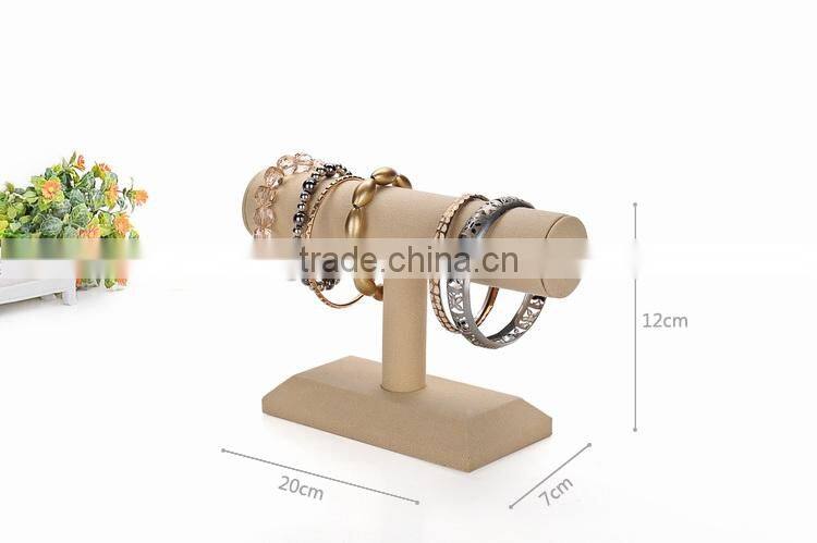Simple linen jewelry display stand for bracelet